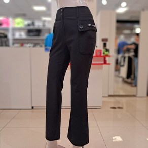 [파사디] 여성 봄여름 골반 포켓 포인트 세미 부츠컷바지 블랙 P24MSL553MBK