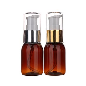 허브스프레이 금속에센스용기[펌핑용기] 20~100ml, 갈색 골드캡, 1개