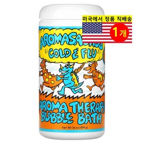 Abra Therapeutics 유아동용 아로마사우루스 콜드 플루 아로마 테라피 거품 목욕제 453g 1개