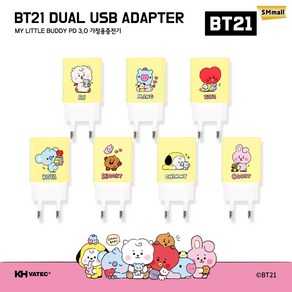 BT21 고속충전기 20W USB C타입 듀얼 멀티충전 모음 7, 5. 치미 CHIMMY, 1개