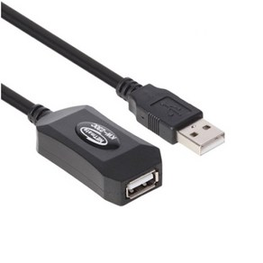 [강원전자] NETmate USB2.0 연장 리피터 케이블 [AM-AF] 5M [KW-230C], 1개