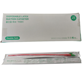 더블세이프 흡인용 튜브 카테터 14FR DISPOSABLE LATEX SUCTION CATHETER, 1개