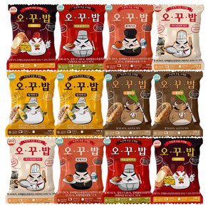 오꾸밥 오븐에 구운 주먹밥 12봉 6종 옵션 소불2+참치2+불닭2+로제2+김치2+까치2, 1세트, 100g