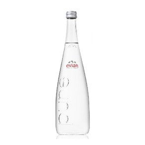 에비앙 글라스 워터, 750ml, 12개