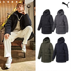 [PUMA] 푸마 5laye 미들 패딩자켓 남성 4컬러 택1