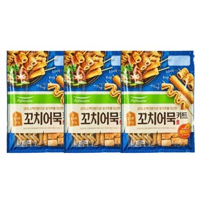 풀무원 비밀꼬치 어묵 키트 (어묵 14꼬치), 518g, 3개