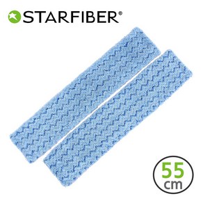 스타파이버(stafibe) 프로밀대 지그재그 물걸레 극세사 패드(14x63cm) 1장 카페 식당 청소, 1개