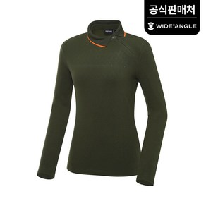 와이드앵글 공식 여성 CO 베이직 팁 컬러 포인트 폴로 티셔츠 L WWW23212K7 (정상가:179 000)