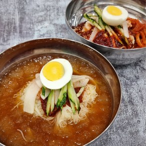 비비바바 부산맛집 밀면밀키트 냉면(물밀면1인+비빔밀면1인) 2인 1셋트