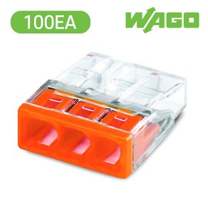 와고 커넥터 단선용 2273-203 100개입 1box, 100개