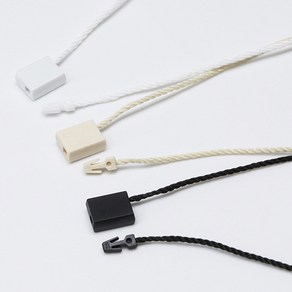 [YE-SP02] 친환경 사각 반품방지택고리, 100개, 02-화이트(WHITE) 21cm