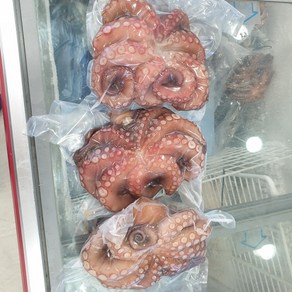 완도 자연산 손질 돌문어 생물1.5kg(2-3마리) 실중량 1kg 내외, 1개