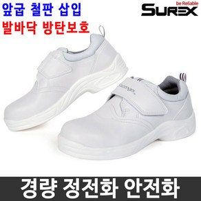 4인치 정전화 슈렉스 SR421 안전화 정전기방지 KC인증, 슈렉스 SR-421 정전화-255mm, 1개