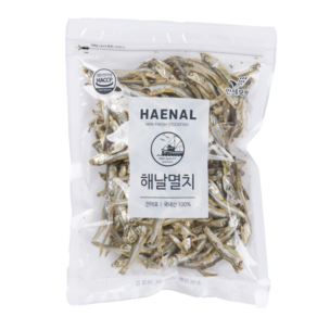 해날 HACCP 햇 멸치 고바 조림 볶음용 고추장 안주용 중멸 500g, 1개