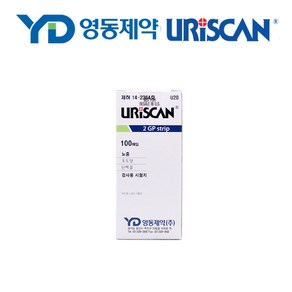 영동제약 단백질 소변 2종 검사지 1박스 100매, 1개