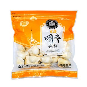 천미방 물만두 배추만두 중국 만두 간식 즉석 식품, 600g, 1개