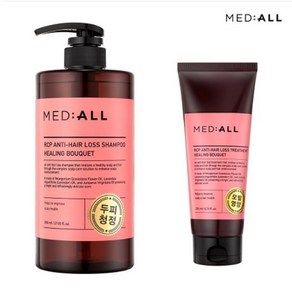 [블리샵]메디올 두피청정 샴푸 800ml+트리트먼트 200ml 힐링부케향, 1개