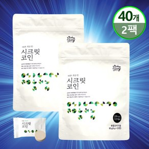 빅마마 씨크릿 코인 동전 육수 캠핑요리 만능육수 이혜정 시크릿코인 개운한맛, 80g, 2개