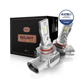 캐스퍼 AX1 (21년~) 바이오라이트 바이펑션 합법인증 LED 전조등 램프/전구 HB3 9005 (1 Set), LED 9005 바이펑션 합법