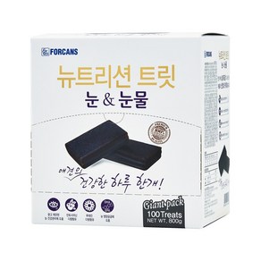 포켄스 뉴트리션 트릿 100p +15p 800g 눈 눈물 맛있는 영양제, 100정, 눈물개선/눈건강, 1개