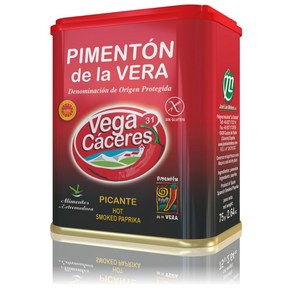 Pimentón de la Vea 훈제 매운 파프리카 파우더 75g, 1개