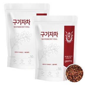 그래이티 국내산 구기자차, 2개, 50개입, 50g