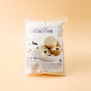 쌀이랑놀자 그대로 설기가루 백설기 쌀가루 커피 맛, 800g, 1개