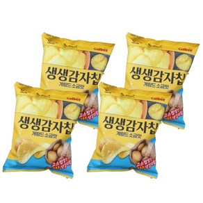 노브랜드 생생감자칩 게랑드 소금맛, 4개, 110g