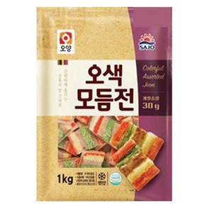 오양 오색모듬전 30g, 1kg, 5개