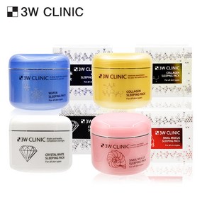 3W CLINIC 슬리핑 팩 4종, 100ml, 1개