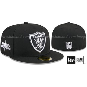 미국정품 Las Vegas Raiders 2024 NFL DRAFT Black Fitted Hat by New Era