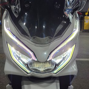 2021 혼다 PCX125 라이트필름 스티커 PCX 21년 튜닝용품 2022년, 더 뉴 PCX(18~20년식), 레드(카멜레온), 1개