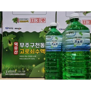 덕유산 무주구천동 고로쇠물 고로쇠 수액, 1.5L, 6개