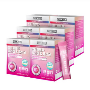 라이프허브 뷰티저분자 콜라겐 유산균4박스, 60g, 4개