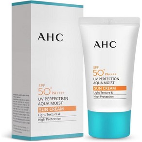 AHC UV 퍼펙션 아쿠아 모이스트 썬 크림 SPF50+PA+, 2개, 50ml