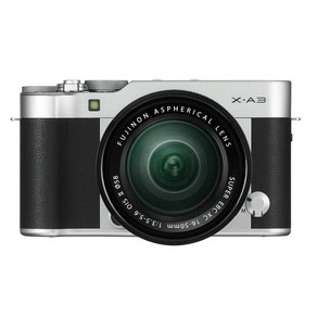 후지 필름 (FUJIFILM) 미러리스 일안 카메라 X-A5 렌즈 키트 실버 X-A5LK-S