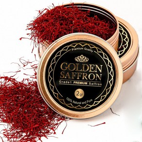 Golden Saffron Finest Pure Premium All Red Saffro 골든 사프란 최고급 순수 프리미엄 올 레드 사프란 실 등급 A+ 슈퍼 네긴 비GMO