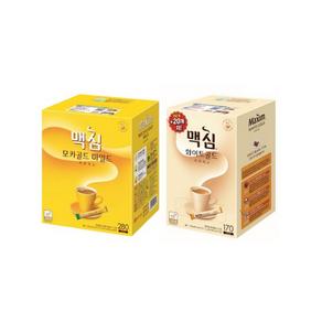 맥심 커피믹스 (모카골드 280 + 화이트골드 280), 1세트, 450개입, 12g