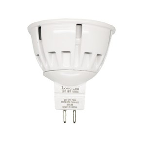 롱 LED MR16 COB 7.5W 6W 60W할로겐대체 12V 주광색 전구색 백색 전구 램프 조명 LED7.5W 엠알전구 2핀 핀램프 GU5.3 2700K 40