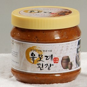 유모례 된장 / 국산콩/ 항아리에서 3년 자연숙성/ 생산자 현지 직배송, 1kg, 1개