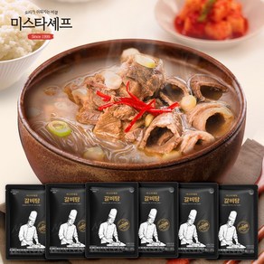 미스타셰프 갈비탕 600g 6팩, 6개