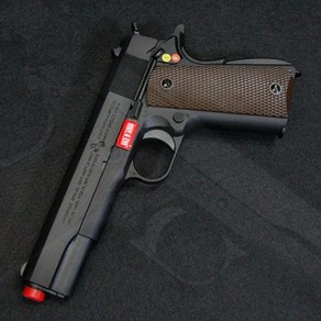 건스토리 WE AW Cybegun Colt 1911 Black Ve.핸드건 (GAS) /비비탄총/BB탄총, 1개