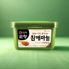 [청정원] 순창 참깨마늘양념쌈장 1kg, 1개