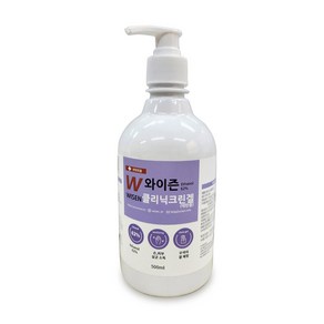 와이즌 손소독제 클리닉크린겔 에탄올 겔형 살균 소독, 500ml, 1개