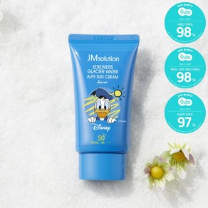 제이엠솔루션 디즈니 도날드X에델바이스 빙하수 알프스 선 크림 50ml SPF50+PA++++, 1개, 1개