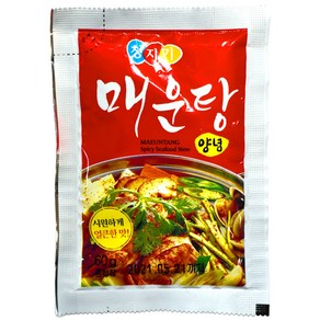 응답하라 삼천포수산 매운탕 양념장 소스 양념, 60g, 1개