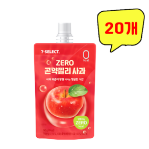 자임 제로 곤약젤리 사과, 20개, 140g