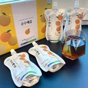 나주 순수배즙 선물세트 2개(120ml x 60포) 나주배원예농협 100% 착즙 프리미엄 배즙, 120ml, 60포