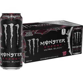 Monster Energy Ultra Strawberry Dreams 무설탕 에너지 드링크 473.2ml16온스 15개 팩 217226