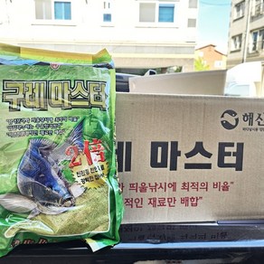 해신 구레마스터 반박스 6개입 벵에돔 파우더 밑밥 집어제+ 벵에돔 바늘 1봉, 6.1kg, 1개